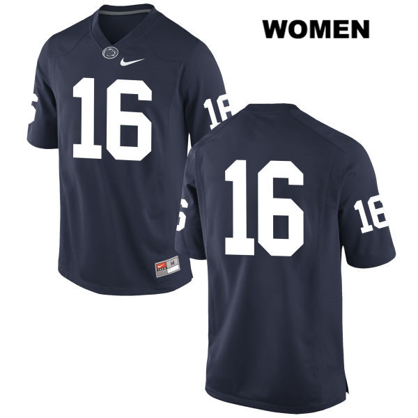 NCAA Nike Women's Penn State Nittany Lions John Petrishen #16 College Football Authentic No Name Navy Stitched Jersey GMA8698WR